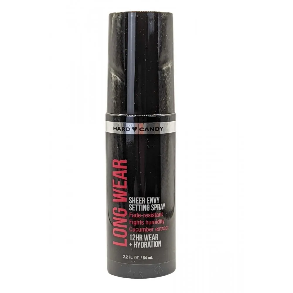 Hard Candy Fade Resistant Setting Spray - Sheer Envy Long-Lasting Makeup Hold Weightless Finish Matte Shine Control